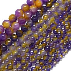 天然石マレーシアジェイドビーズ連売り  染め＆加熱  ラウンド  紫色のメディア  4~4.5mm  穴：0.8mm  約85~88個/連  14.96''~14.96''（38~39センチメートル）&nbsp;G-B165-C04-4mm