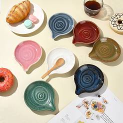 Round Ceramic Utensil Rest&nbsp;PR-FZCA307-03