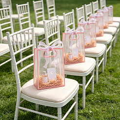 24Pcs PP Plastic Gift Tote Bags&nbsp;ABAG-GA0001-14B