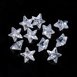 Cubic Zirconia Pointed Back Cabochons&nbsp;ZIRC-S059-5x5mm-001