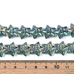 Electroplate Glass Beads Strands&nbsp;EGLA-N020-01C