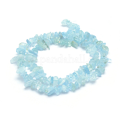 Natural Aquamarine Beads Strands&nbsp;G-P332-75