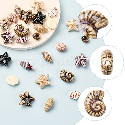26Pcs 13 Styles Handmade Porcelain Ceramic Beads&nbsp;PORC-FS0001-29