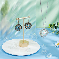10pcs 5 style Transparent Glass Display Dome&nbsp;FIND-PH0004-59
