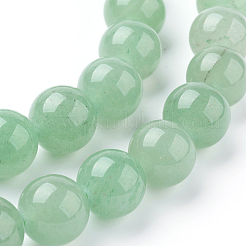 Natural Green Aventurine Beads Strands&nbsp;X-G-G099-12mm-17