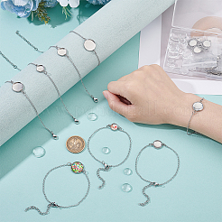 DIY 304 Stainless Steel Cable Chains Bracelets Making Kits&nbsp;BJEW-GA00004