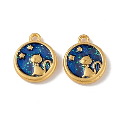 Alloy Enamel Pendants&nbsp;ENAM-M056-15KCG