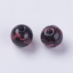 Handmade Silver Foil Lampwork Beads&nbsp;LAMP-J089-Q04
