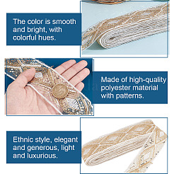 10 Yards Polyester Ribbons&nbsp;OCOR-WH0092-32