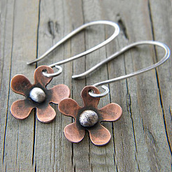 Alloy Dangle Earrings&nbsp;FS-WG91D4B-01