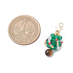 Christmas Trees Glass Pendants&nbsp;PALLOY-MZ00807