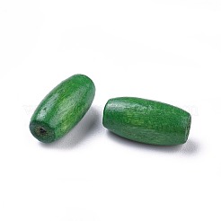 Dyed Natural Wood Beads&nbsp;WOOD-Q003-15x7mm-M-LF