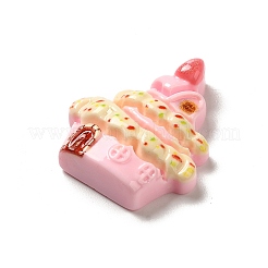 Cartoon Food Hous Opaque Resin Decoden Cabochons&nbsp;CRES-H001-01C