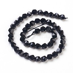 Natural Black Onyx Beads Strands&nbsp;G-K282-01B