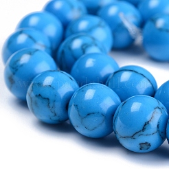Synthetic Turquoise Beads Strand&nbsp;TURQ-H063-8mm-03