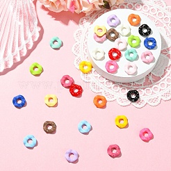 32Pcs 16 Colors Acrylic European Large Hole Beads&nbsp;MACR-YW0004-27