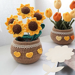 木の板  ウッドクラフト用品  花  30x16.5x0.45cm&nbsp;WOOD-WH0022-71A