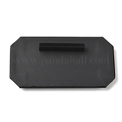 木製の直方体ペンダントディスプレイ  ベルベットで覆われた  ブラック  23.5x12x4.1cm&nbsp;ODIS-L001-04A-1