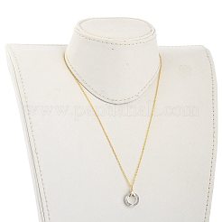 Glass Pendant Necklaces&nbsp;NJEW-JN03039-01