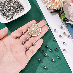 100Pcs 303 Stainless Steel European Beads&nbsp;STAS-NB0001-96B