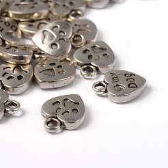 Tibetan Style Alloy Charms Pendants&nbsp;TIBEP-A123278-AS-LF