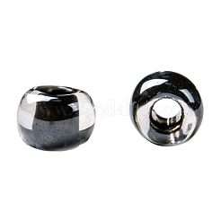 TOHOラウンドシードビーズ  日本製シードビーズ  （344)内側カラークリスタル/ブラック  11/0  2.2mm  穴：0.8mm  約1110PCS /ボトル  10 G /ボトル&nbsp;SEED-JPTR11-0344