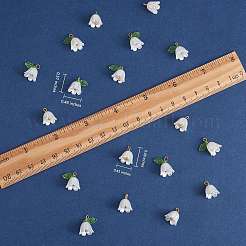 40Pcs Lily of the Valley Plastic Pendants&nbsp;JX634A