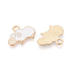 Alloy Enamel Pendants&nbsp;ENAM-R059-08A-RS