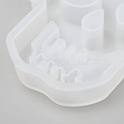 Halloween DIY Skull Pendant Silicone Statue Molds&nbsp;DIY-P006-41