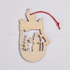 Glove Wooden Ornaments&nbsp;DIY-TAC0007-27A