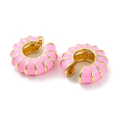Brass Cuff Earrings for Women&nbsp;EJEW-A115-01G-02