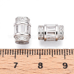 925 Sterling Silver Clear Cubic Zirconia European Clasps&nbsp;STER-T007-144P