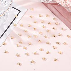 50Pcs Rack Plating Eco-friendly Brass Beads&nbsp;KK-DC0002-58