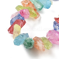 Natural Dyed Quartz Pointed Stick Beads Strands&nbsp;G-G791-15-01