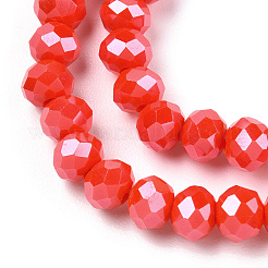 Electroplate Glass Beads Strands&nbsp;LS-EGLA-A044-P3mm-A03