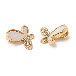Plating Brass Micro Pave Cubic Zirconia Pendants&nbsp;KK-B074-55G
