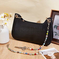 2Pcs Alloy & Acrylic & Glass Keychain&nbsp;KEYC-NB00283