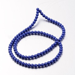 Non-magnetic Synthetic Hematite Bead Strands&nbsp;G-F301-4mm-04
