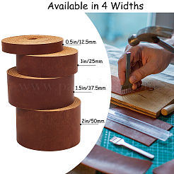 2M Flat AB Grade Cowhide Leather Cord&nbsp;AJEW-WH0479-73E-04