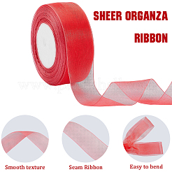 1 Rolls Sheer Organza Ribbon&nbsp;SRIB-CY0001-22B-05