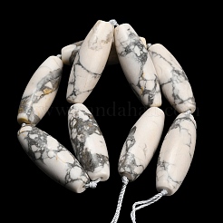 Natural Howlite Beads Strands&nbsp;G-L654-G17-01