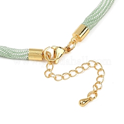 4MM Round Nylon Cotton Cord Necklaces Making&nbsp;NJEW-C106-02G-09