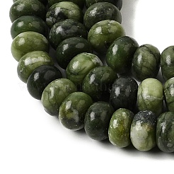 天然中国南部翡翠ビーズ連売り  ロンデル  10~10.5x6mm  穴：1mm  約61個/連  14.88~15.04''（37.8~38.2センチメートル）&nbsp;G-G102-C13-01
