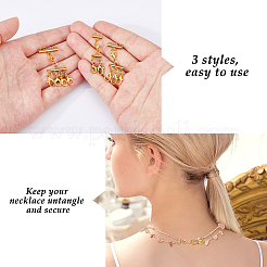 6Pcs 3 Styles 304 Stainless Steel Tube Multi-Strand Links&nbsp;FIND-HS00002