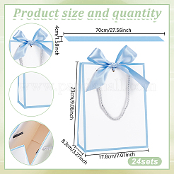 24Pcs Paper Gift Tote Bags&nbsp;ABAG-GO0001-24