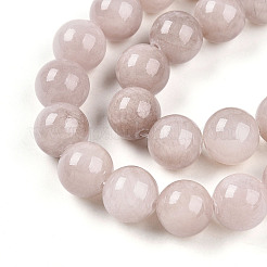Natural Dyed Yellow Jade Gemstone Bead Strands&nbsp;G-R271-10mm-YXS06