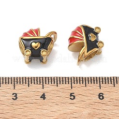 304 Stainless Steel Enamel Pendants&nbsp;STAS-K330-19G