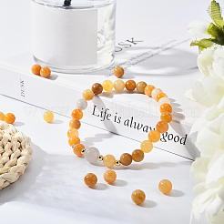 3 Strands 3 Sizes  Natural Topaz Jade Beads Strands&nbsp;G-CA0001-17