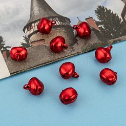 アルミベルのチャーム  レッド  14x11.5x10mm  穴：2mm&nbsp;X-ALUM-R002-03