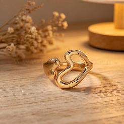 Irregular Zinc Alloy Cuff Open Rings for Women&nbsp;NV4368-3